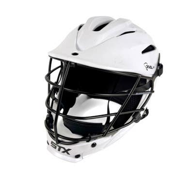 Used STX RIVAL JR Lacrosse Helmet White Youth 11506-S000281210