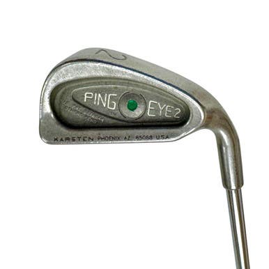 Used Ping EYE 2 GREEN DOT Men's RH 2 Iron Stiff Flex Steel Shaft 11506-S000281577