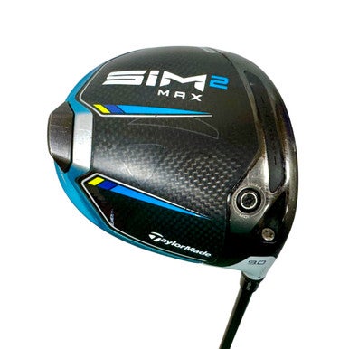 Used Taylormade SIM2 MAX Men's RH Driver 9.0 Degree Stiff Flex Graphite Shaft 11506-S000282539