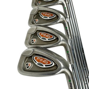 Used Ping I10 Men's RH Iron Set 4I-PW Stiff Flex Steel Shaft 11506-S000280916