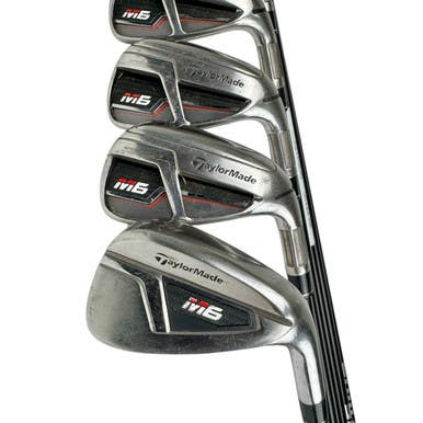 Used Taylormade M6 Men's RH Iron Set 5I-AW Senior Flex Graphite Shaft 11506-S000280917