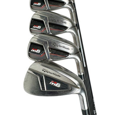Used Taylormade M6 Men's RH Iron Set 5I-AW Senior Flex Graphite Shaft 11506-S000280917
