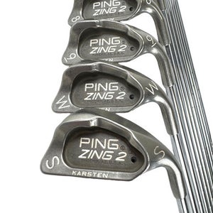 Used Ping ZING 2 BLACK DOT Men's RH Iron Set 1I-SW Steel Shaft 11506-S000281880