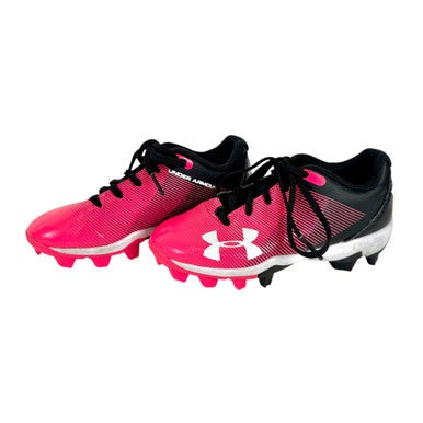 Used Under Armour BB/SB Cleats Black And Pink Youth 11.0 11506-S000281907