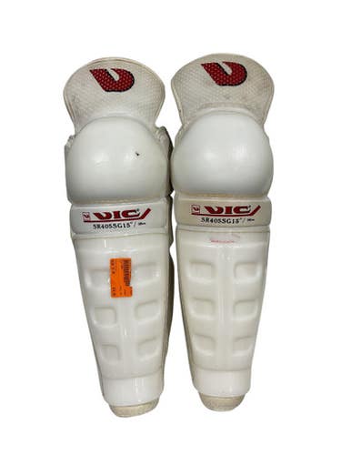 Used Vic 405 Senior Shin Guards White 15" 11847-S000021430