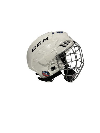 Used CCM FL40 Helmet Cage Combo White MD 11847-S000026989