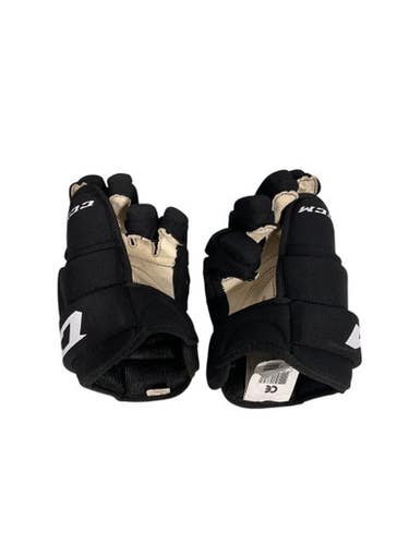 Used CCM EDGE Junior Gloves Black 10" 11847-S000026994