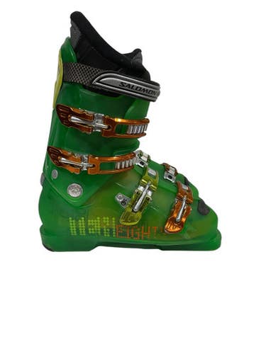 Used Salomon TENEIGHT 4 Mens DH Ski Boot Green 260 MP - M08 - W09 11847-S000027649