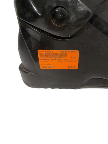 Used Salomon PERFORMA 4.0 Mens DH Ski Boot Black 245 MP - M06.5 - W07.5 11847-S000026832
