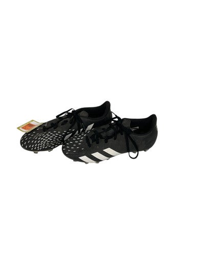 Used Adidas PREDATOR Soccer Cleats Black And White Youth 08.5 11847-S000027814