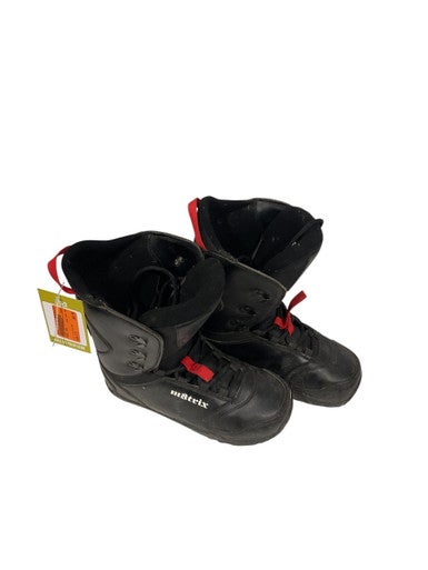 Used MODEL 580 Mens Snowboard Boots Black And Red Senior 8 11847-S000027815