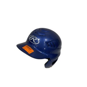 Used Rawlings BLUE HELMET Batting Helmet No Mask Royal Blue SM 11847-S000027817