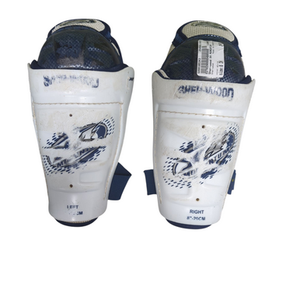 Used Sher-wood X4 MOMENTUM Junior Shin Guards White 8" 11833-S000165343