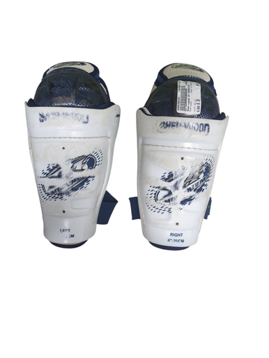 Used Sher-wood X4 MOMENTUM Junior Shin Guards White 8" 11833-S000165343