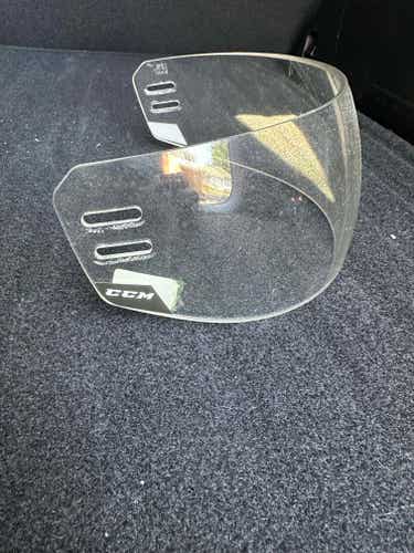 Large CCM Revision Laser Curve Tooless Replacement Visor (Used)