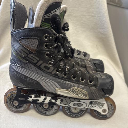Junior Size 4E Mission Inhaler AC7 In-line Skates Rollerblades