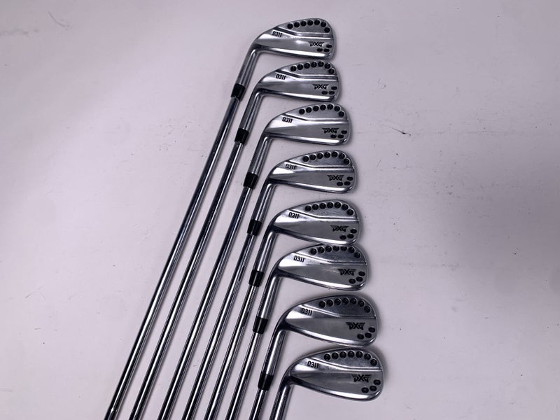 PXG 0311 Chrome Iron Set 4-PW+GW NS Pro Modus 3 Tour 120 Extra Stiff LH -1''