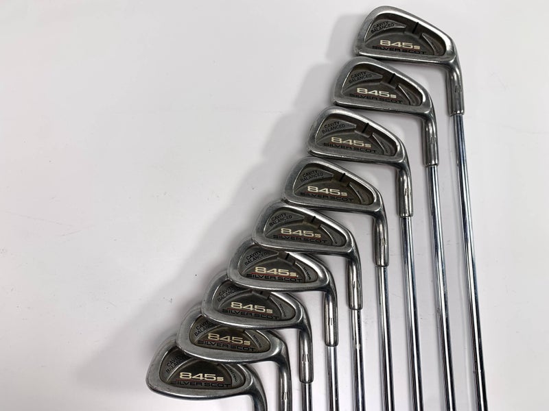 Tommy Armour 845 S Silver Scot Iron Set 3-PW+SW Tour Step Regular Steel Mens RH
