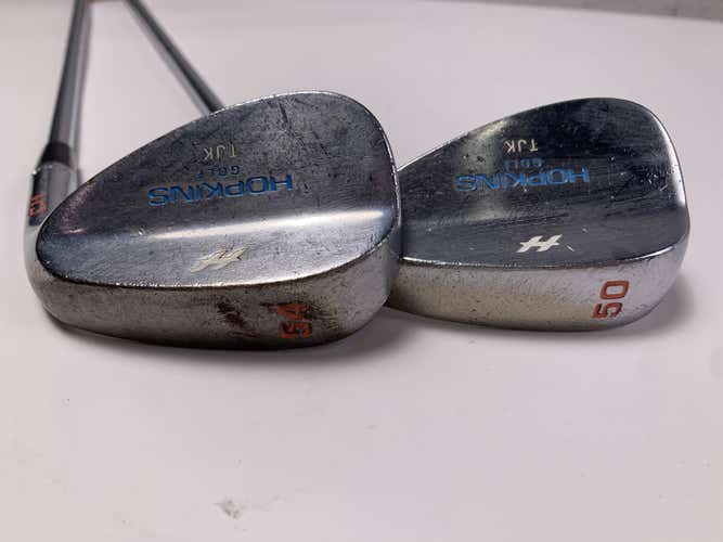 Hopkins CJ-1 Satin Chrome Wedge Set 50* 54* Wedge Steel Mens RH