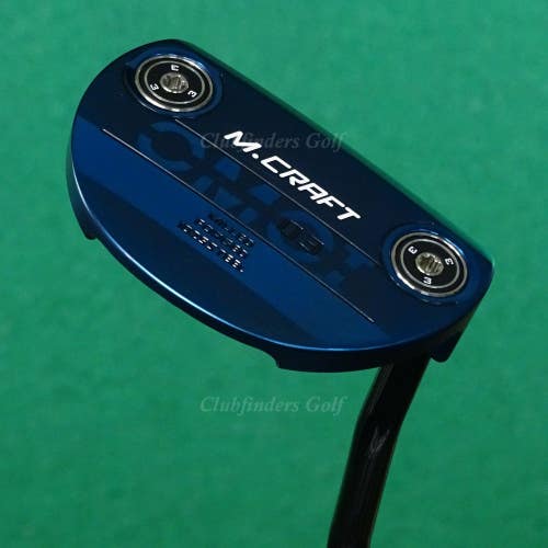 Mizuno M-Craft OMOI 03 Blue Ion 35.5" Putter Golf Club w/ Headcover & Weight Kit