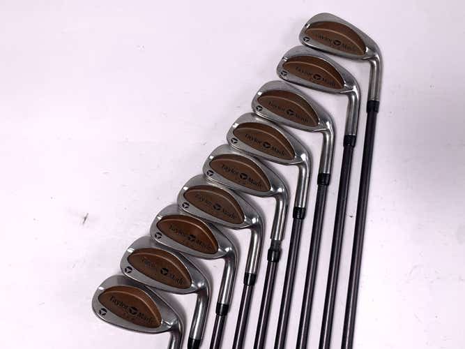 TaylorMade Burner LCG Iron Set 3-PW+SW Bubble 2 R-80 Regular Graphite Mens RH