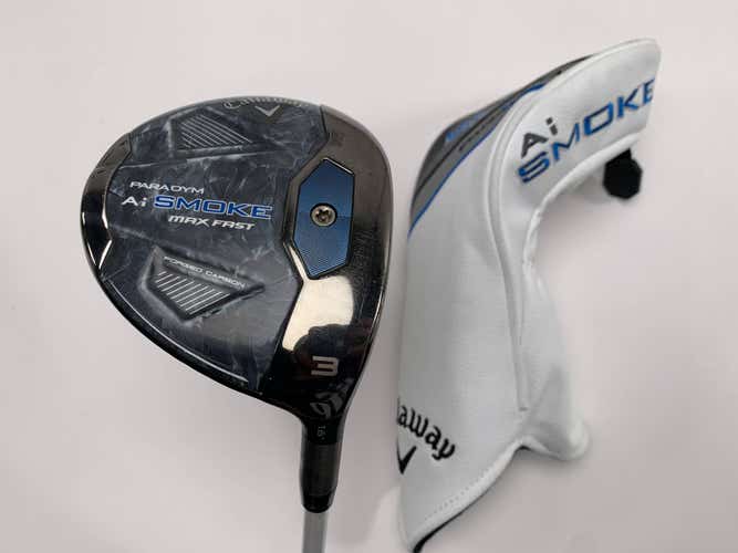 Callaway Paradym Ai Smoke Max Fast 3 Fairway Wood 16* Eldio 40g Ladies RH HC