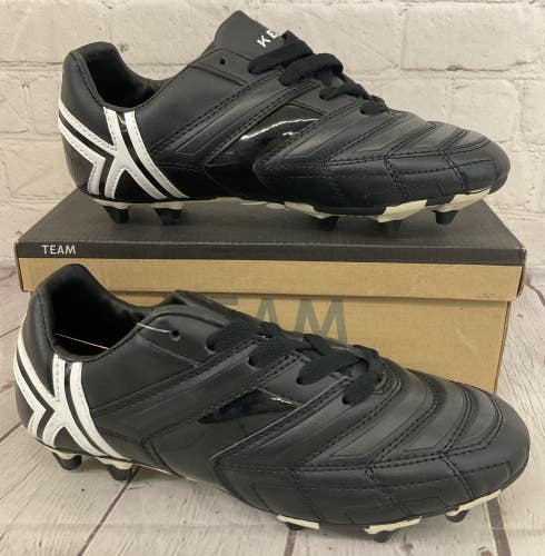 Kelme 55178 Youth's U1TRA JR PU Soccer Cleats Black White US 5.5