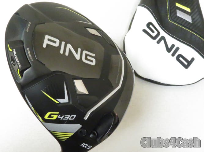 PING G430 SFT Driver 10.5 HZRDUS Smoke RDX Red 50g 5.5 Regular Flex +Cover MINT