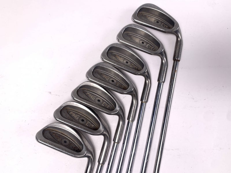 Ping Eye 2 Iron Set 5-PW+SW Black Dot Karsten ZZ-Lite Stiff Steel Mens RH