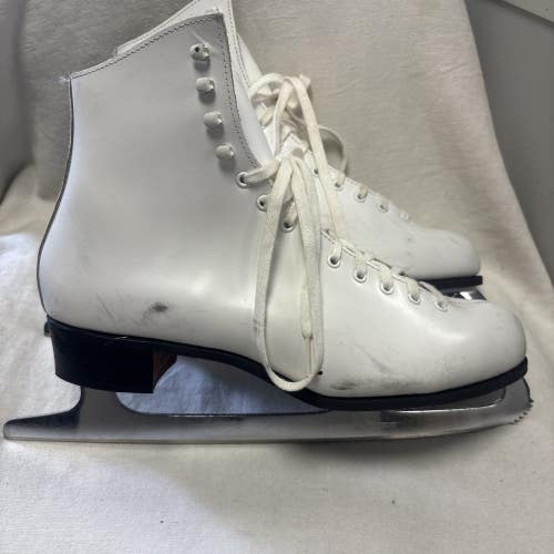 Womens Adult Size 11 Riedell Figure Ice Skates. MK Sheffield Blades