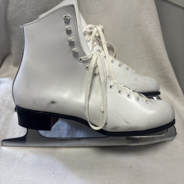 Womens Adult Size 11 Riedell Figure Ice Skates. MK Sheffield Blades