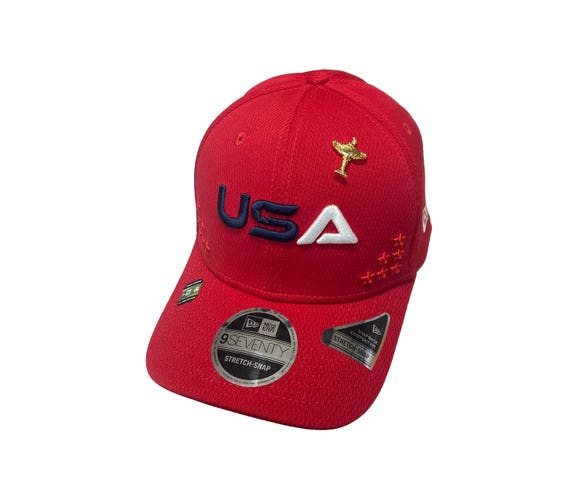 NEW 2025 Men's New Era Ryder Cup 9Seventy Red Adjustable Stretch Snapback Hat