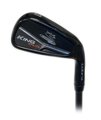 Cobra King Black Utility 3 Iron Graphite Recoil ES 780 F4 Smac Wrap Stiff