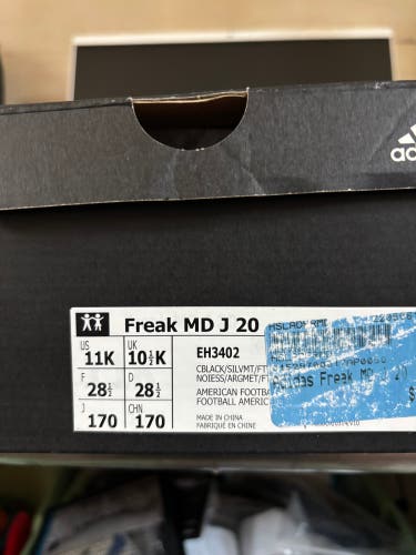 Youth Size 11k Adidas Freak