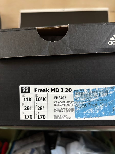 Youth Size 11k Adidas Freak