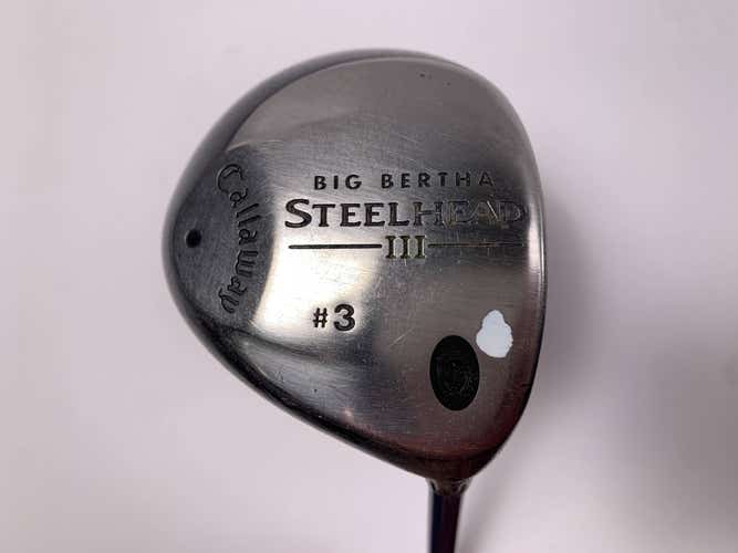 Callaway Steelhead III 3 Fairway Wood 15* System III Ladies Graphite Womens RH