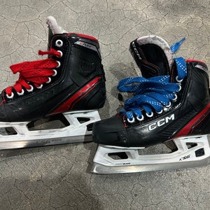 CCM EFLEX 6.5 Hockey Goalie Skates Regular Width Size 3 (Used)