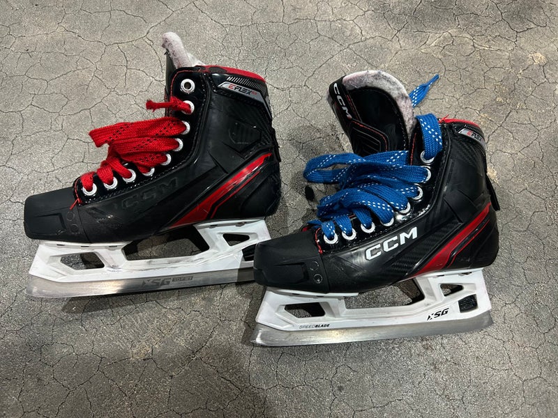 CCM EFLEX 6.5 Hockey Goalie Skates Regular Width Size 3 (Used)