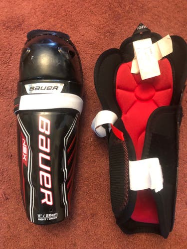Junior Bauer NSX 11" Shin Pads (Used)