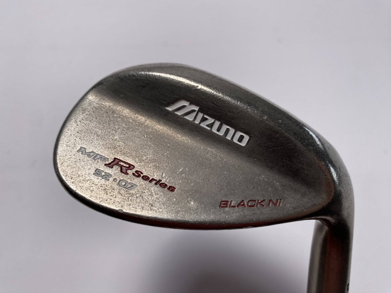 Mizuno MP R Black Nickel Gap Wedge GW 52* 7 Bounce True Temper Steel Mens RH