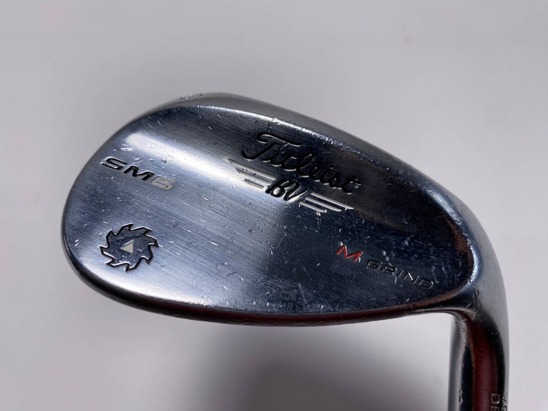 Titleist Vokey SM6 Tour Chrome Sand Wedge SW 56* 8 Bounce Wedge Steel Mens RH