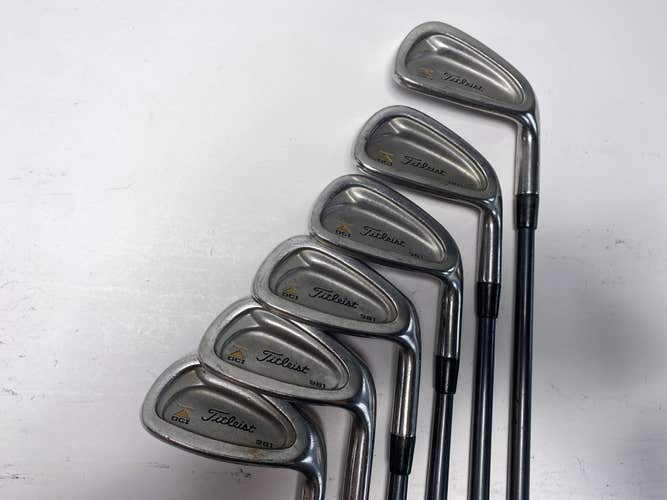 Titleist DCI 981 Iron Set 5-PW Select Regular Graphite Mens RH Oversize +1''