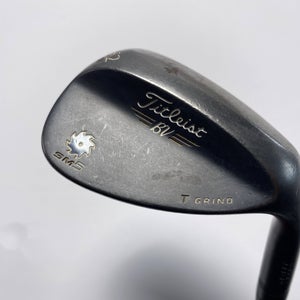 Titleist Vokey SM5 Raw Black Lob Wedge LW 62* 8 Bounce T-Grind Wedge Mens RH