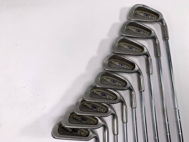 Ping Eye 2 + Iron Set 3-PW+SW Blue Dot 1* Up Karsten ZZ-Lite Stiff RH +1''