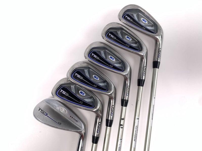 US Kids TS3 Yellow V5 Iron Set 6-PW+SW TS3 63" Youth Graphite Junior RH