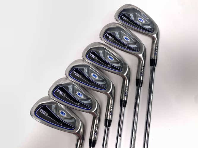 US Kids TS3 V5 Iron Set 5-PW TS3 60'' Maroon Youth Steel Junior RH