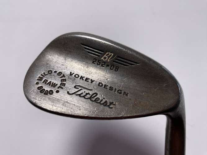 Titleist Vokey Raw Gap Wedge GW 52* True Temper DG S300 Wedge Steel Mens RH