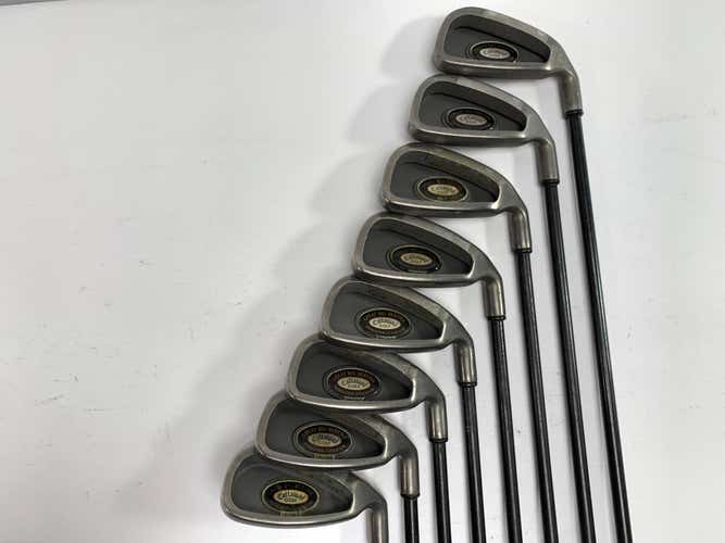 Callaway Big Bertha Tungsten Titanium Iron Set 3-PW RCH 96 Regular RH