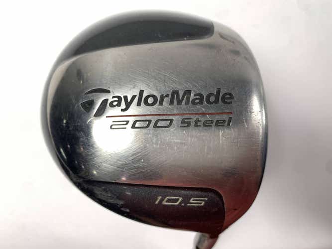 TaylorMade 200 Steel Driver 10.5* Lite R-80 Regular Graphite Mens RH