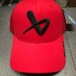 Red Adult Unisex One Size Fits All Bauer Hat (New)